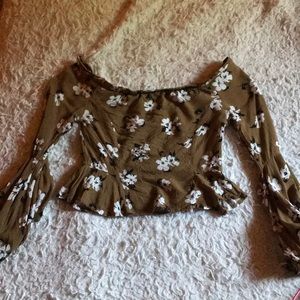 A flower design blouse